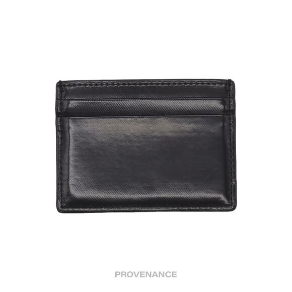 🔴 Burberry Card Holder Wallet - Logo Striped Check Black - Picture 2 of 7